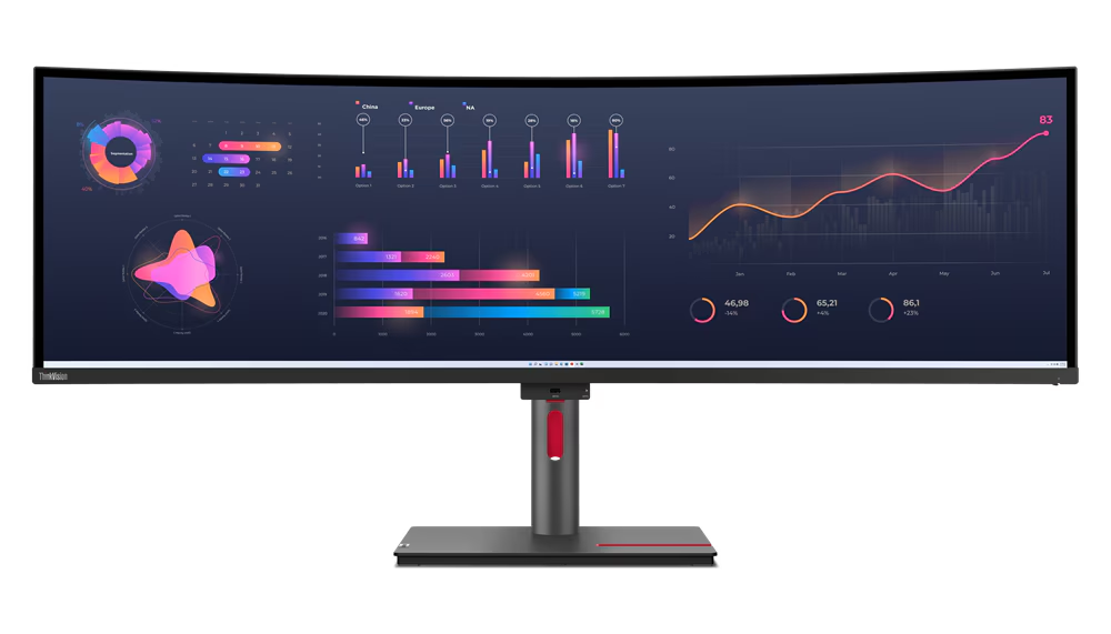 ThinkVision P49w-30 49'' Dual QHD (5120x1440) IPS Monitör 63DBRAT1TK