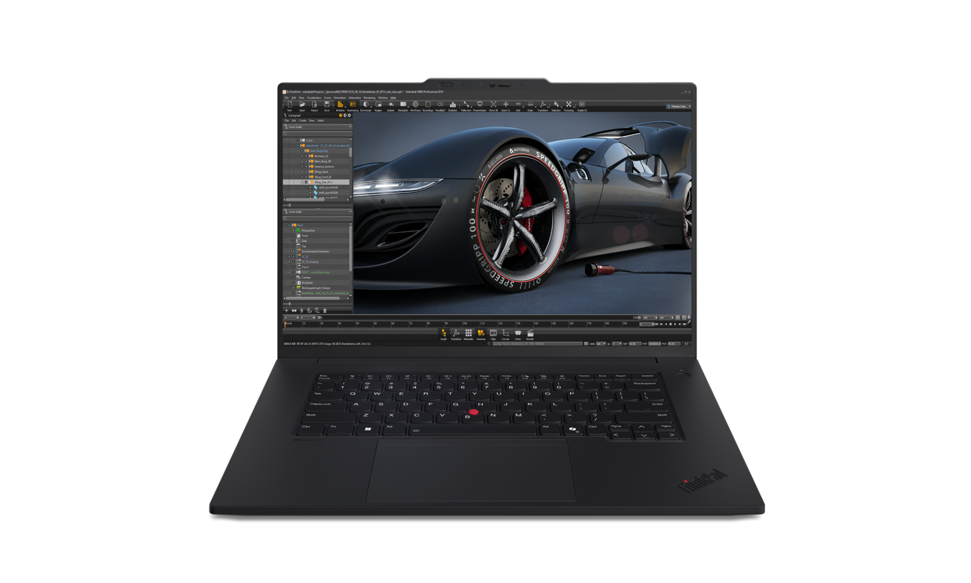 Thinkpad P1 gen 7 Ultra 9 185H 64 GB 1 TB RTX 4070 Win11 Pro 21KV
