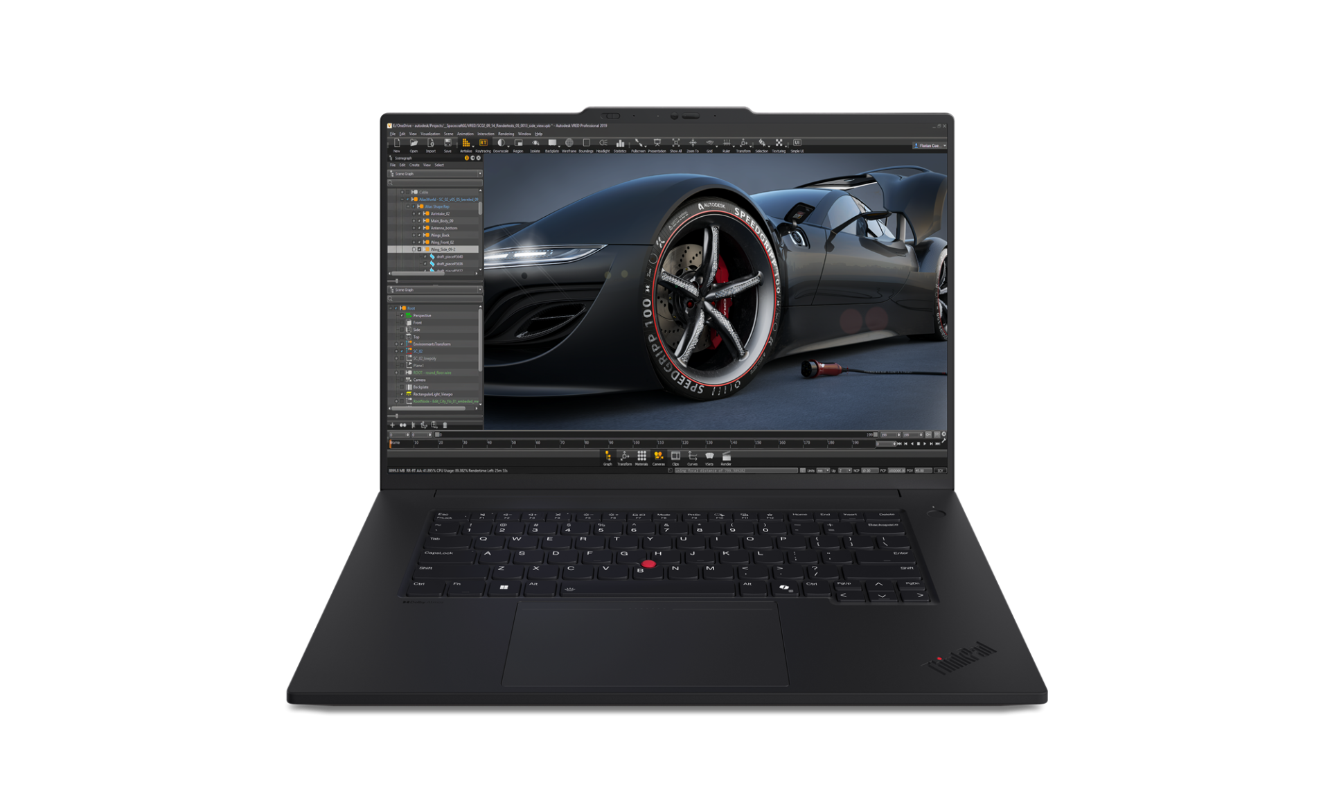Thinkpad P1 gen 7 Ultra 9 185H 64 GB 1 TB RTX 4070 Win11 Pro 21KV