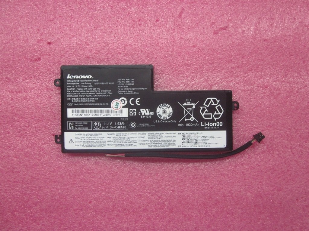 Thinkpad T450 T450S Laptop Internal Battery 45N1109