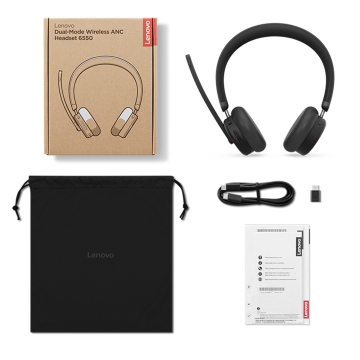 Lenovo Dual-Mode Wireless ANC Headset 6550 (USB-A, Teams) 4XD1S19778