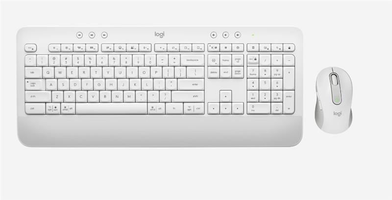 Logitech Signature MK650 Kurumsal Klavye ve Mouse Seti- Beyaz
