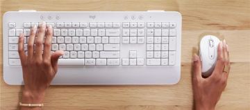 Logitech Signature MK650 Kurumsal Klavye ve Mouse Seti- Beyaz