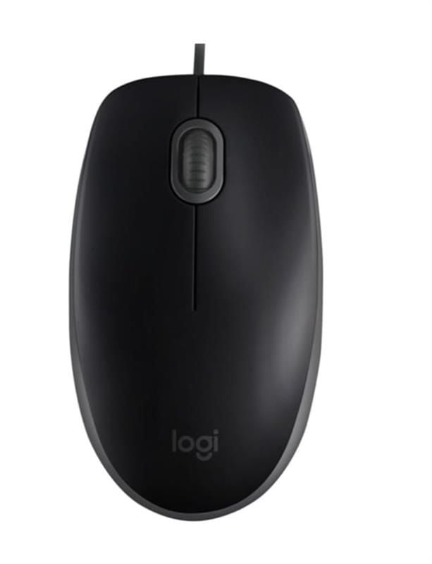 Logitech B110 Sessiz Kablolu Mouse - Siyah
