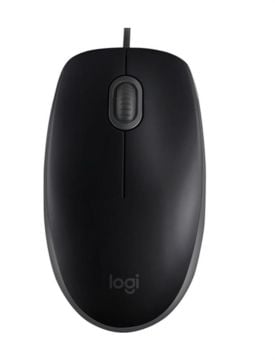 Logitech B110 Sessiz Kablolu Mouse - Siyah