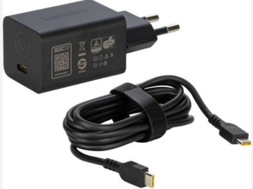 Lenovo GaN Nano Yüksek Hızlı 65W Type-C Adapter 40AWGN65EU