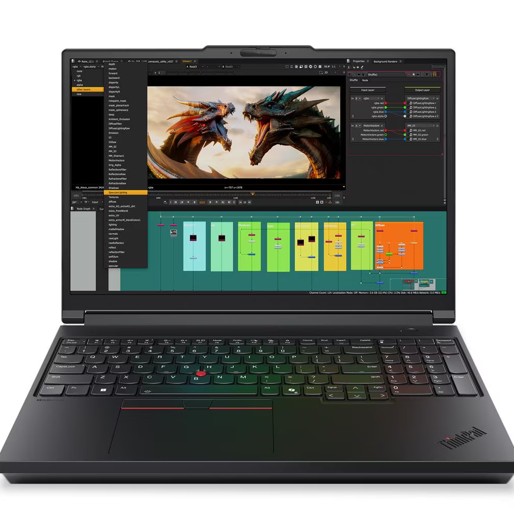 ThinkPad WS P16 G3 Ultra 9 285HX 64GB 1TB RTX PRO 4000 Blackwell 16GB GDDR7 W11P