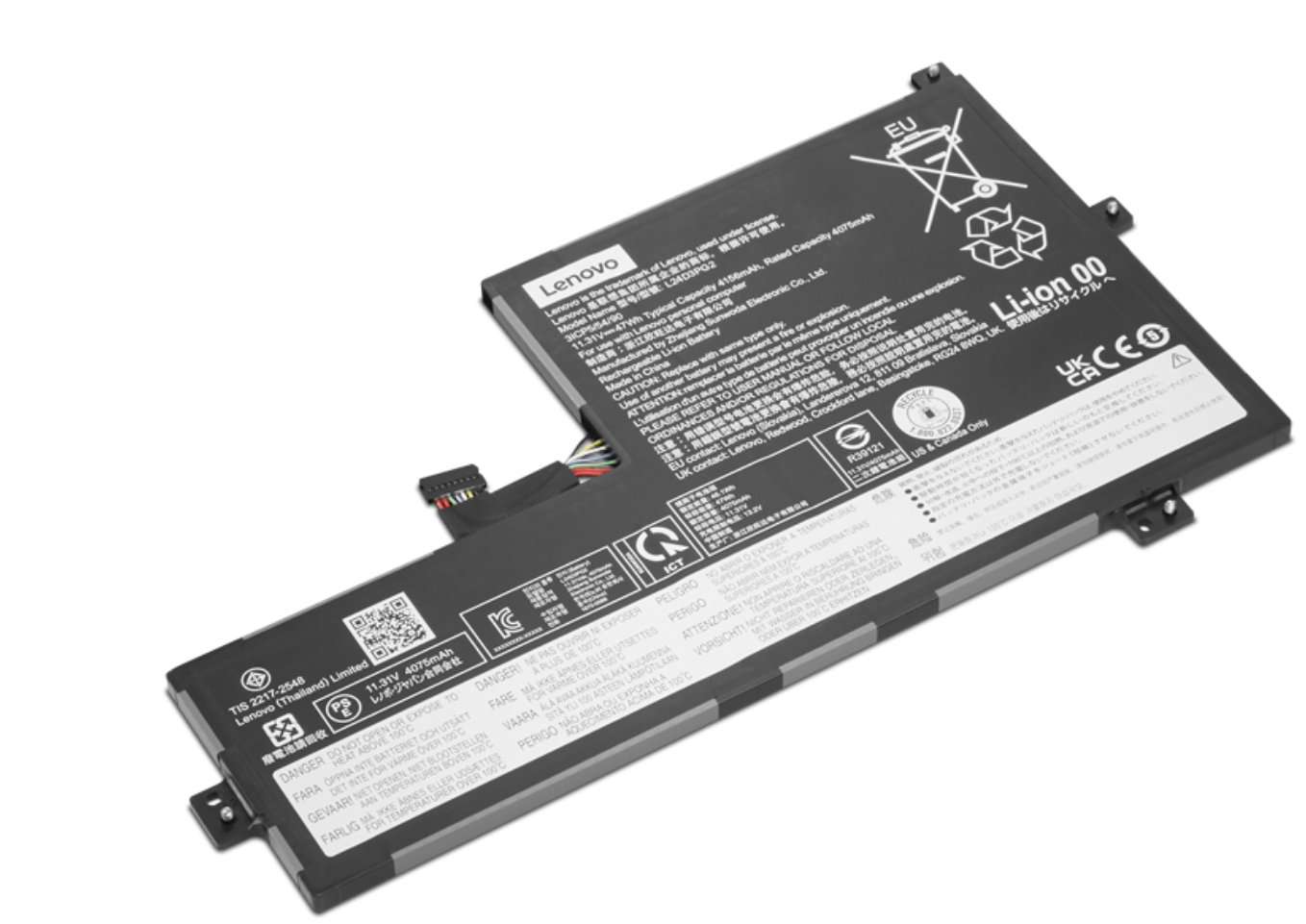 Lenovo 3-hücreli 47Wh Li-ion Yedek Batarya / Lenovo 3-cell 47Wh Li-ion Replacement Battery 4X51R61943