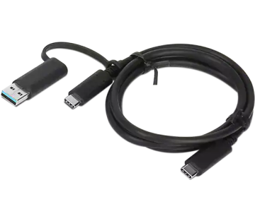Lenovo Hybrid USB-C with USB-A Cable 4X90U90618