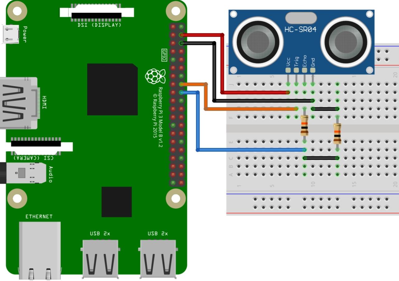 Raspberry Pi ve Ultrasonik Sensör ile Uzaklık Ölçümü