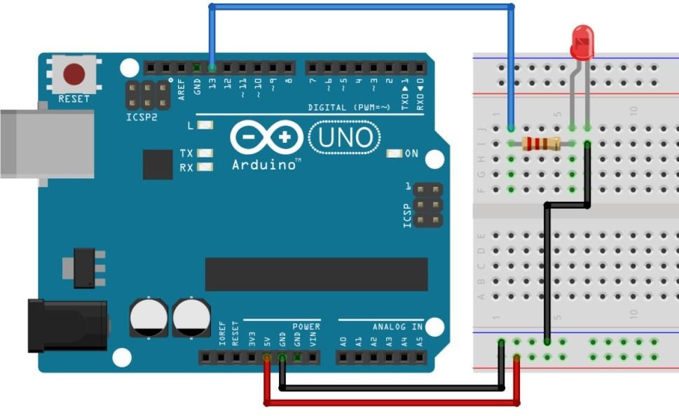 Arduino ile LED Yak-Söndür (Blink) Uygulaması)