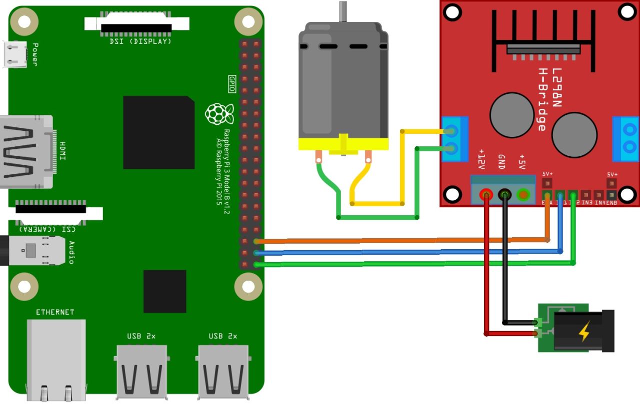 Raspberry Pi ve L298N ile DC Motor Kontrolü