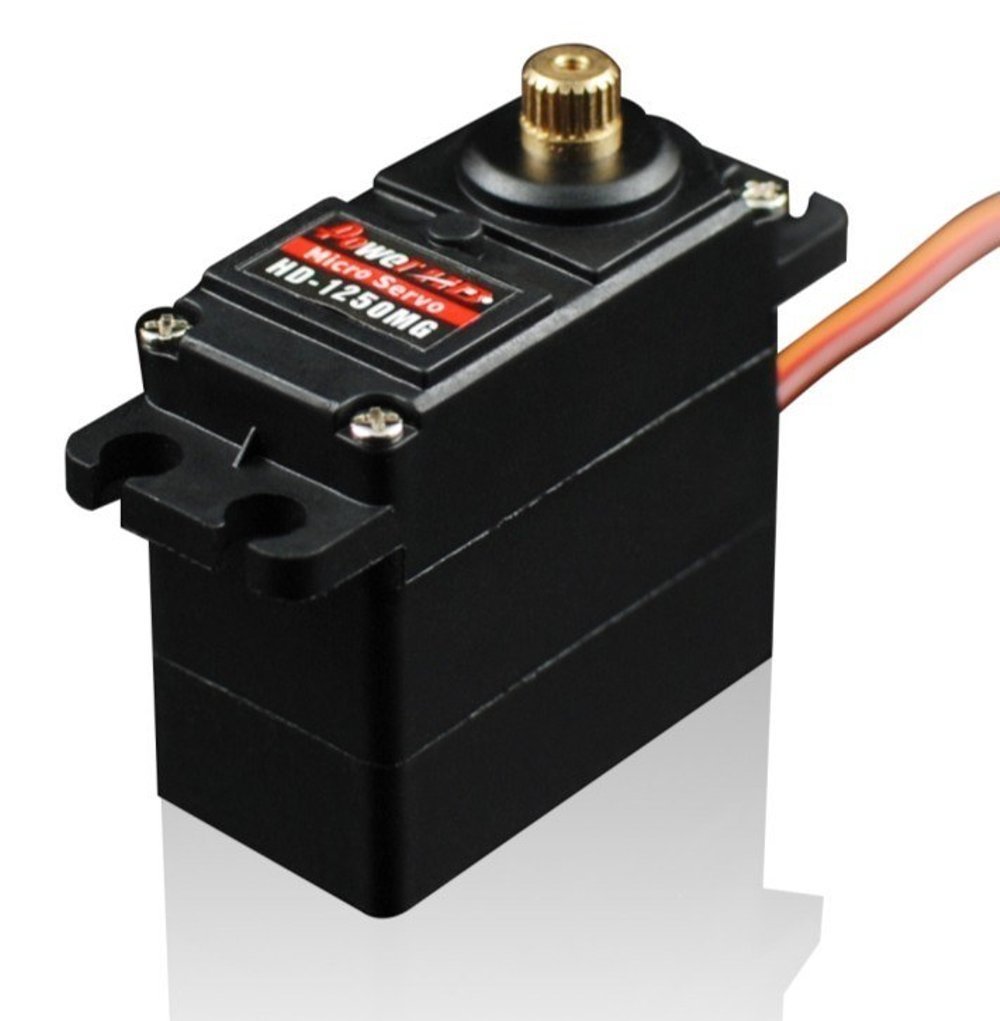 PowerHD Mini Bakır Dişli Analog Servo Motor HD-1250MG 3,5 Kg Tork