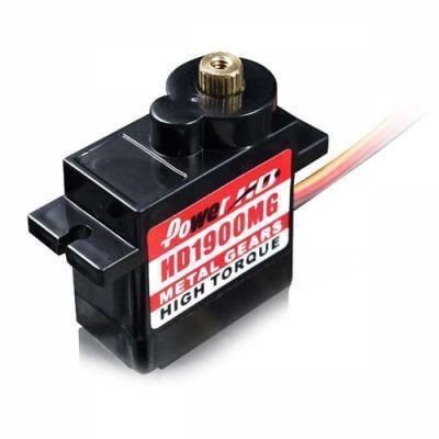 PowerHD Bakır Dişli Mini Analog Servo Motor HD-1900MG 1,5kg-cm