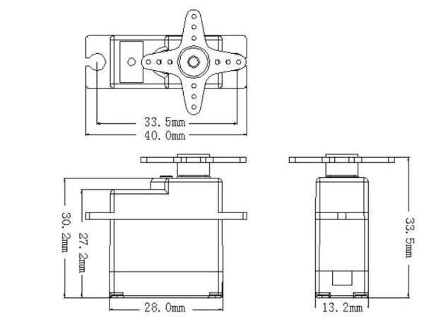 PowerHD Mini Servo Motor HD-1160A