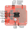 L298 Arduino Motor Shield Sürücü