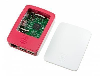 Raspberry Pi Muhafaza Kutusu - Beyaz Kırmızı