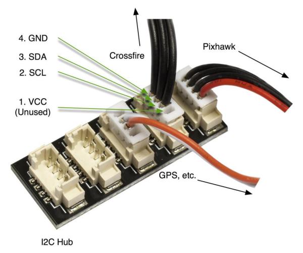 Pixhawk Uçuş Kontrol Kartı I2C Splitter Genişleme Modülü