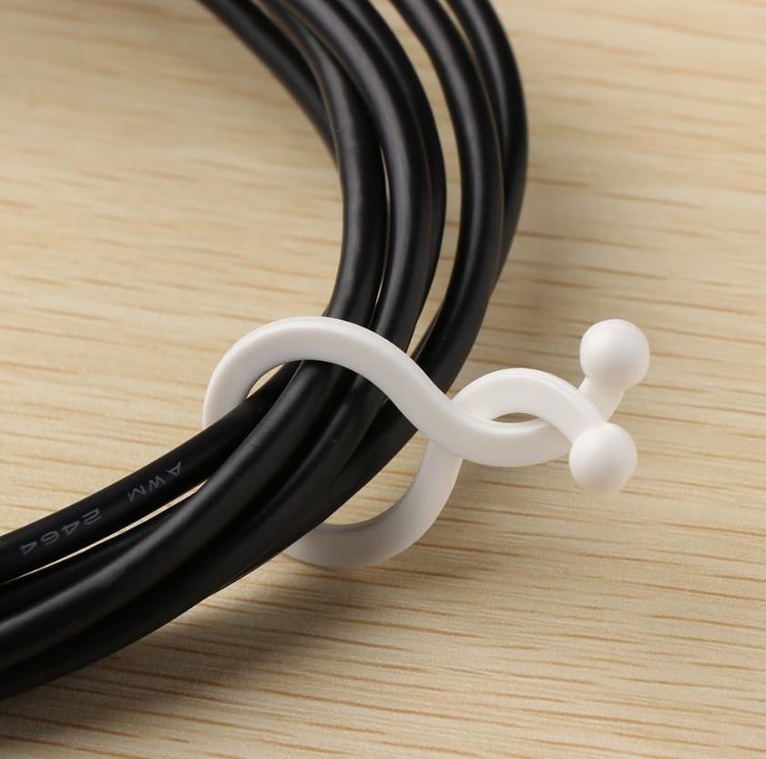 Beyaz Bükülebilir Klips(7.6-10.2mm)(10 Adet)