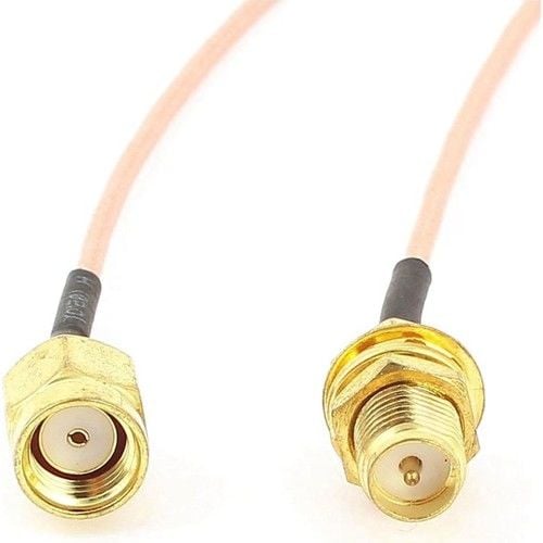 Rp-Sma Uzatma Kablosu, Erkek - Dişi  RG316 Koaksiyel Adaptör 20CM