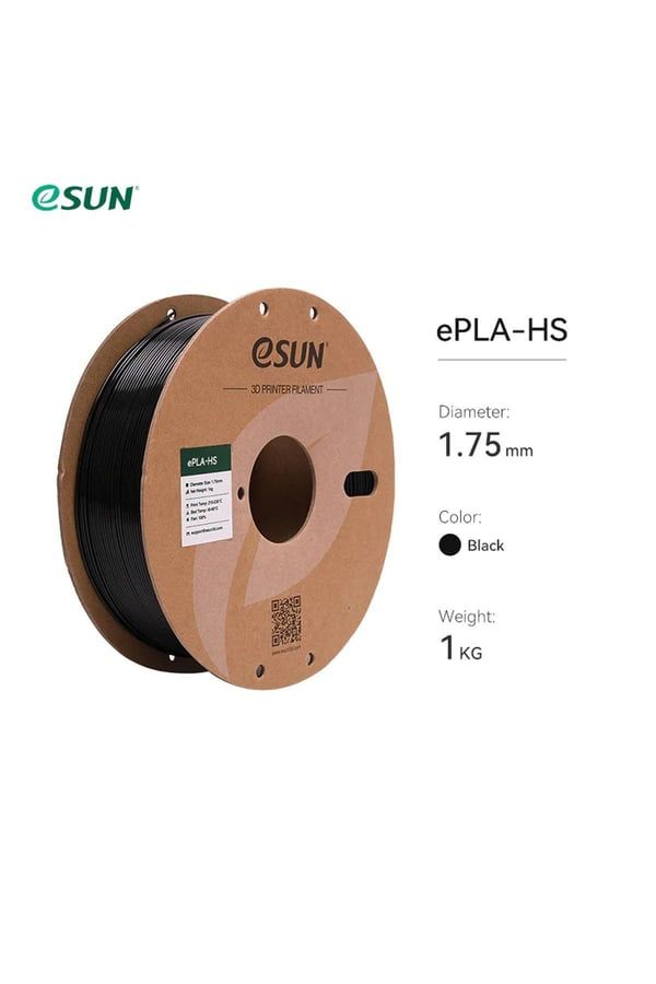 Esun PLA-HS Filament Siyah