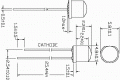 4.8 mm Mavi Mantar LED (10 Adet)