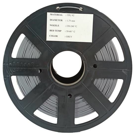 TPU FLEX - GRİ ESNEK FİLAMENT