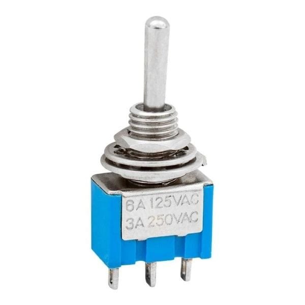 IC-139C Toggle Switch İğne Ayak On-Off 6mm MTS-102-A2