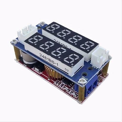 XL4015 5A CC-CV Volt-Amper Ayarlı Çift Ekranlı Voltaj Düşürücü Modül