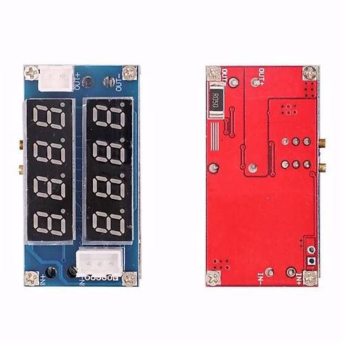 XL4015 5A CC-CV Volt-Amper Ayarlı Çift Ekranlı Voltaj Düşürücü Modül