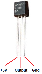 LM35 Sıcaklık Sensörü