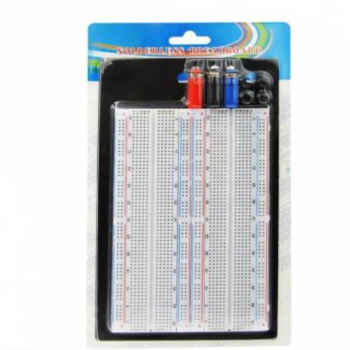 1660 Pin 2 li Breadboard - Metal Yüzey