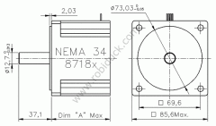 Nema34 420W Step Motor