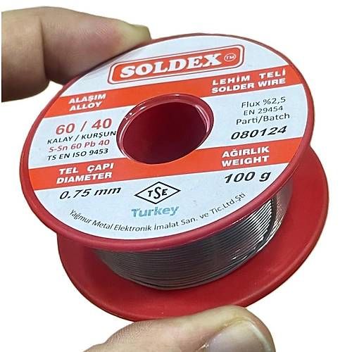 0.75mm 100 gr Soldex Lehim Teli