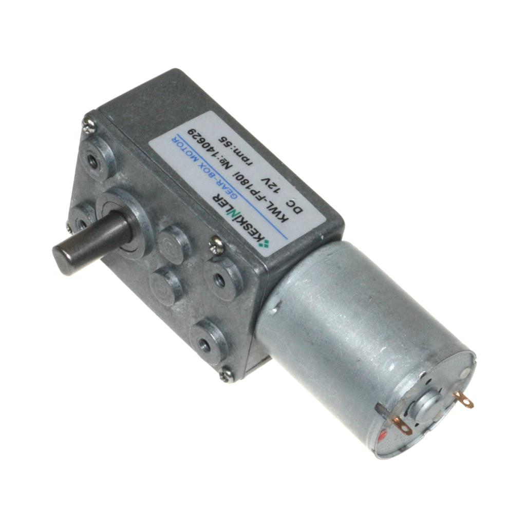 12V 55RPM L Redüktörlü DC Motor