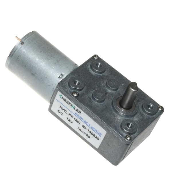 12V 55RPM L Redüktörlü DC Motor