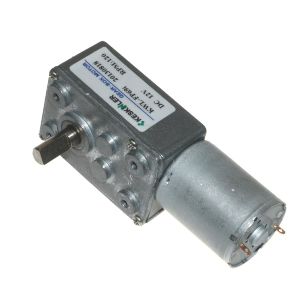 12V 120RPM L Redüktörlü DC Motor