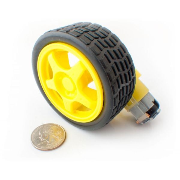 6V 250Rpm Motor ve Tekerlek Seti