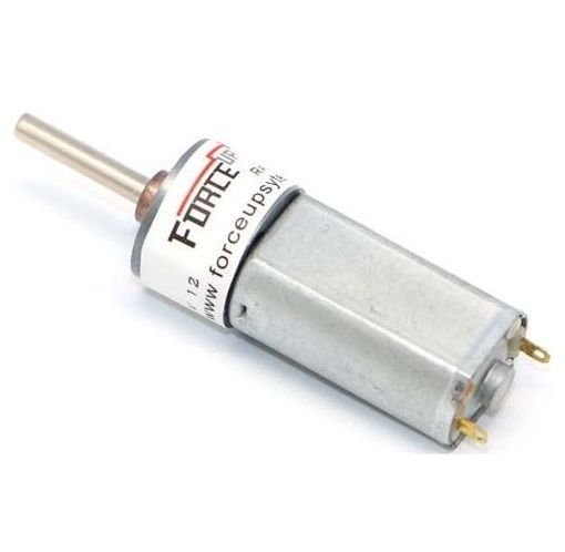 12V 2500Rpm 16mm Redüktörlü Dc Motor - Force Up Özel Üretim Çizgi İzleyen Motoru