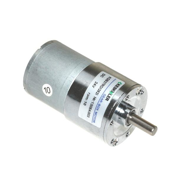 12V 10RPM 37mm Redüktörlü DC Motor