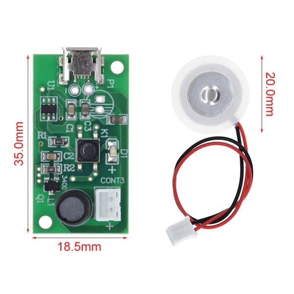 Arduino Ultrasonik Nem Üretici Modülü - Buhar Modülü