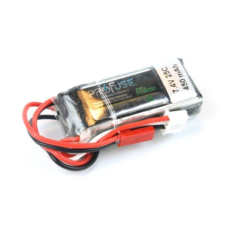 7.4V Lipo Batarya 450mAh 25C