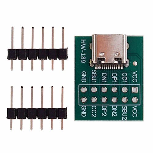 Usb Type C To 12 Pin Dip Çevirici Pcb