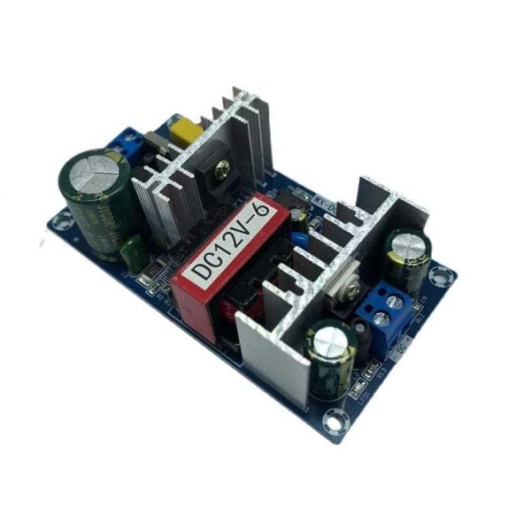 220V/AC - 12V/DC 6A Güç Kaynağı Kartı