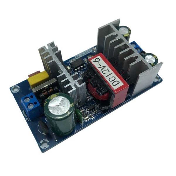 220V/AC - 12V/DC 6A Güç Kaynağı Kartı