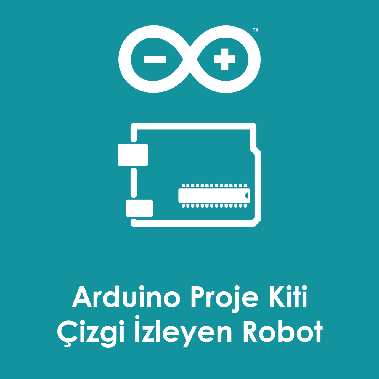 Arduino Proje Kiti - Çizgi İzleyen Robot (Demonte)