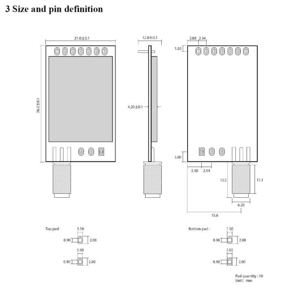 E32 433T20D Lora Modülü E32 433T20Dc Sx1278 433 Mhz