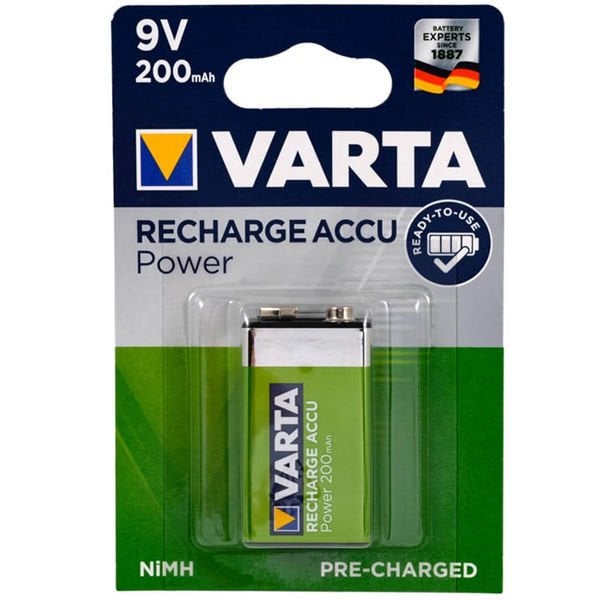 VARTA 200 mah 9V Sarj Edilebilir Pil