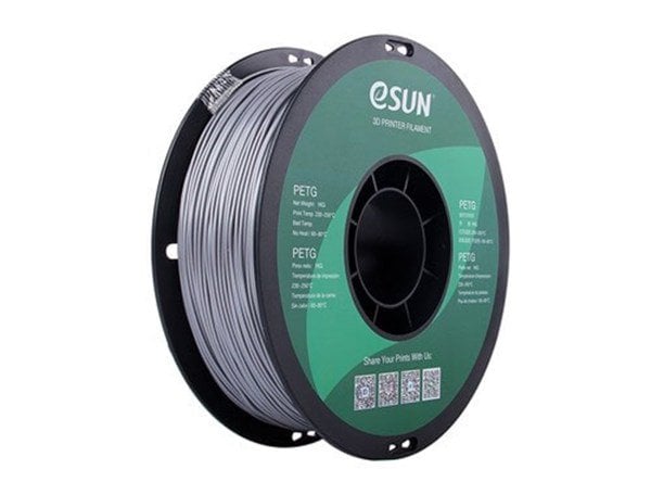 ESUN 1.75 mm PLA+ Filament - Gümüş