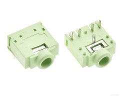 PJ307 3,5mm Stereo Kulaklık ve Hoparlör Jak Soketi (Pembe)